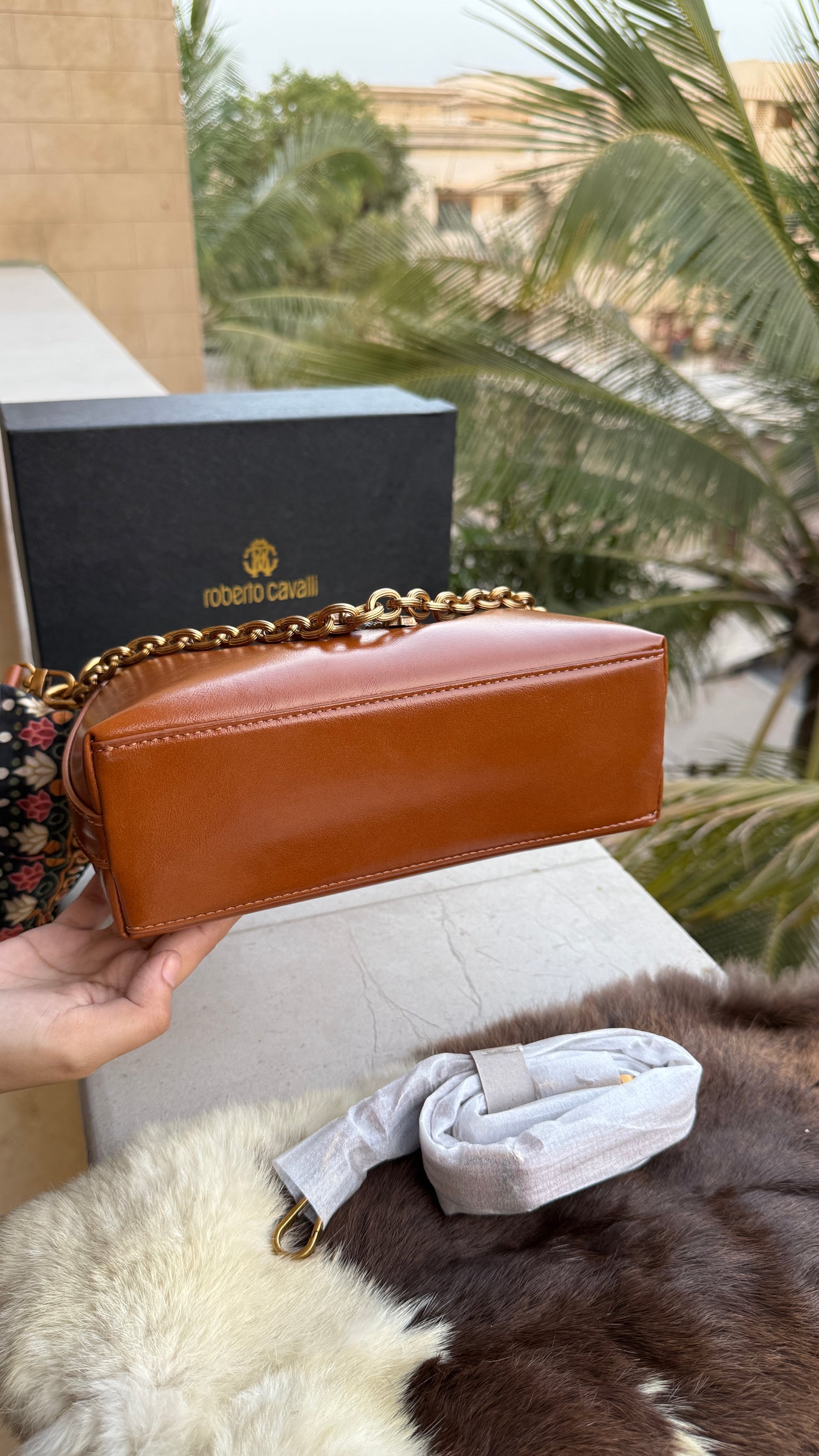 Roberto Cavalli Shoulder Bag-Master series with box.