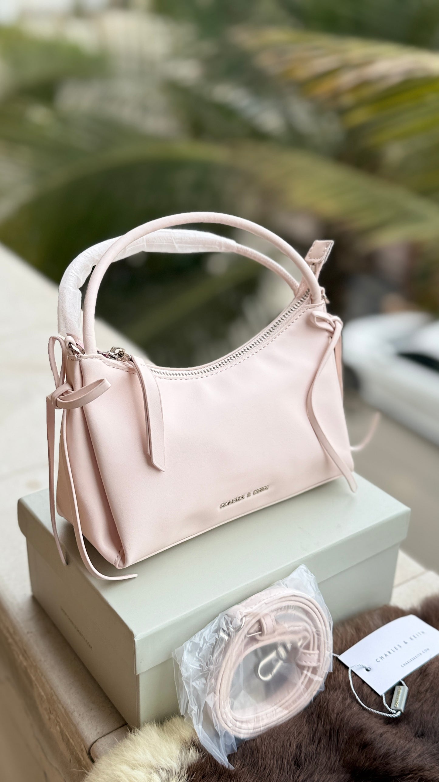 Charles & Keith Hazel Bow Top Handle Bag-Master Plus Series