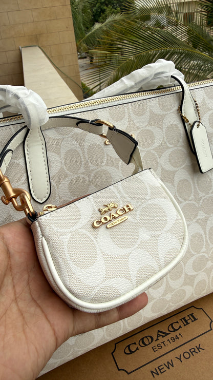 Coach Tote-With Coin Bag-Master Plus Series-With Box