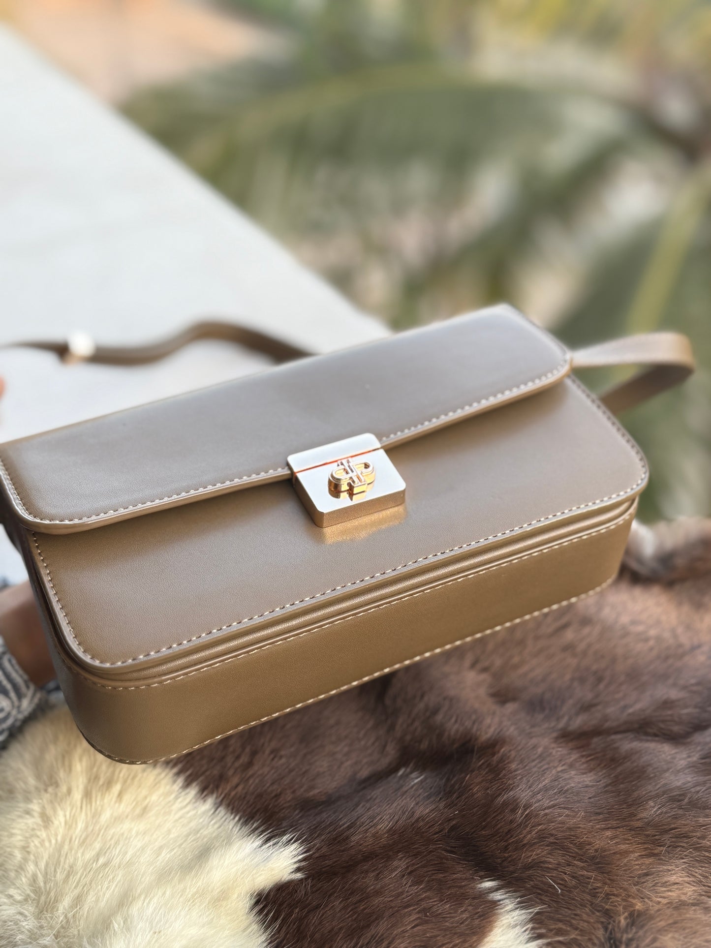 PEDRO Studio Shoulder Bag - Taupe Color-Master Series
