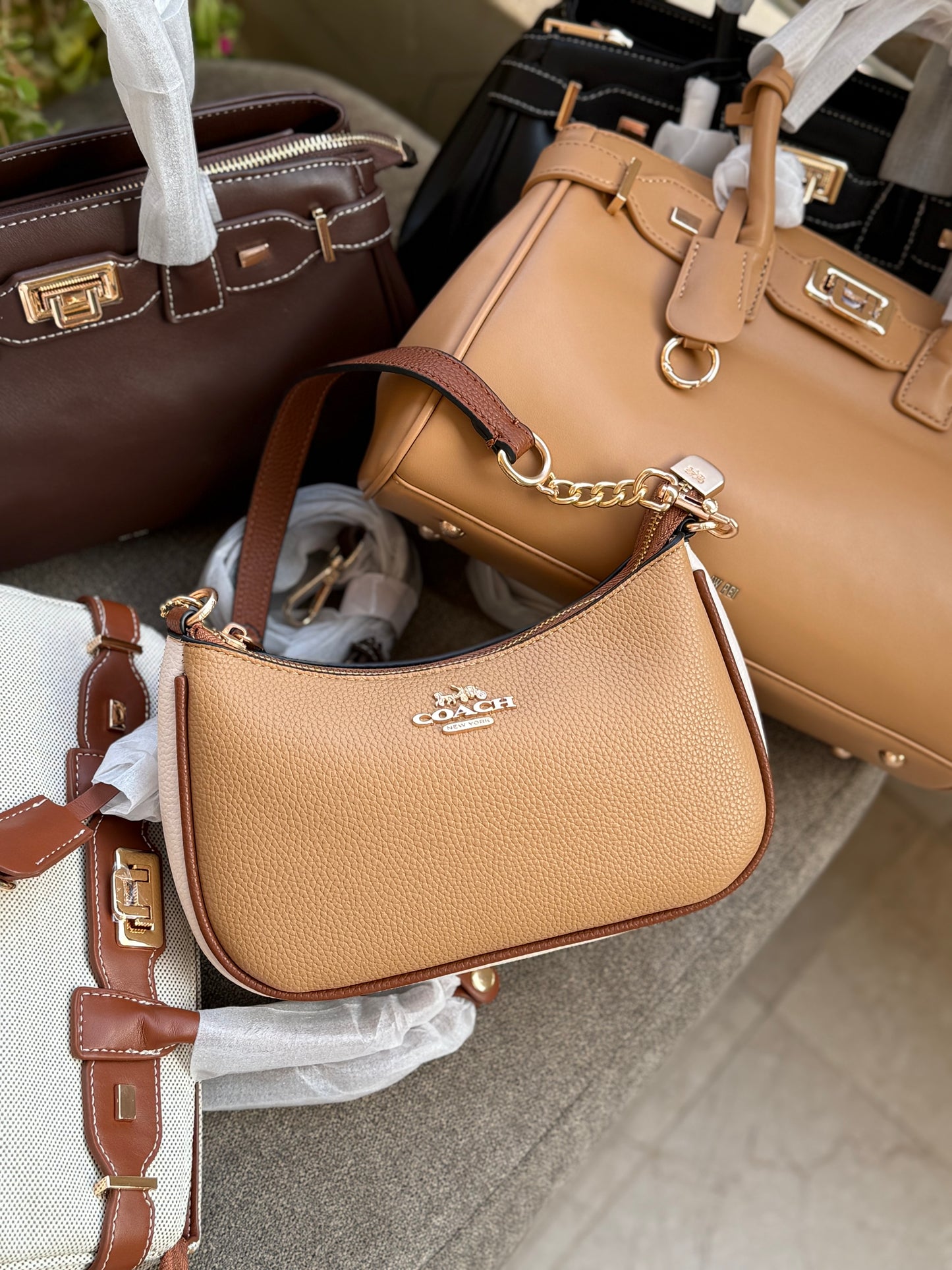 Coach Teri Hobo bag-With box-Master Series