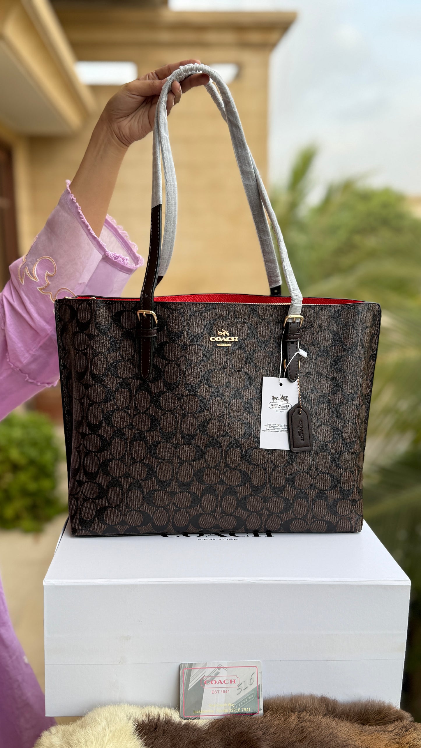 Coach Mollie Tote Large-Without Box-Master Series