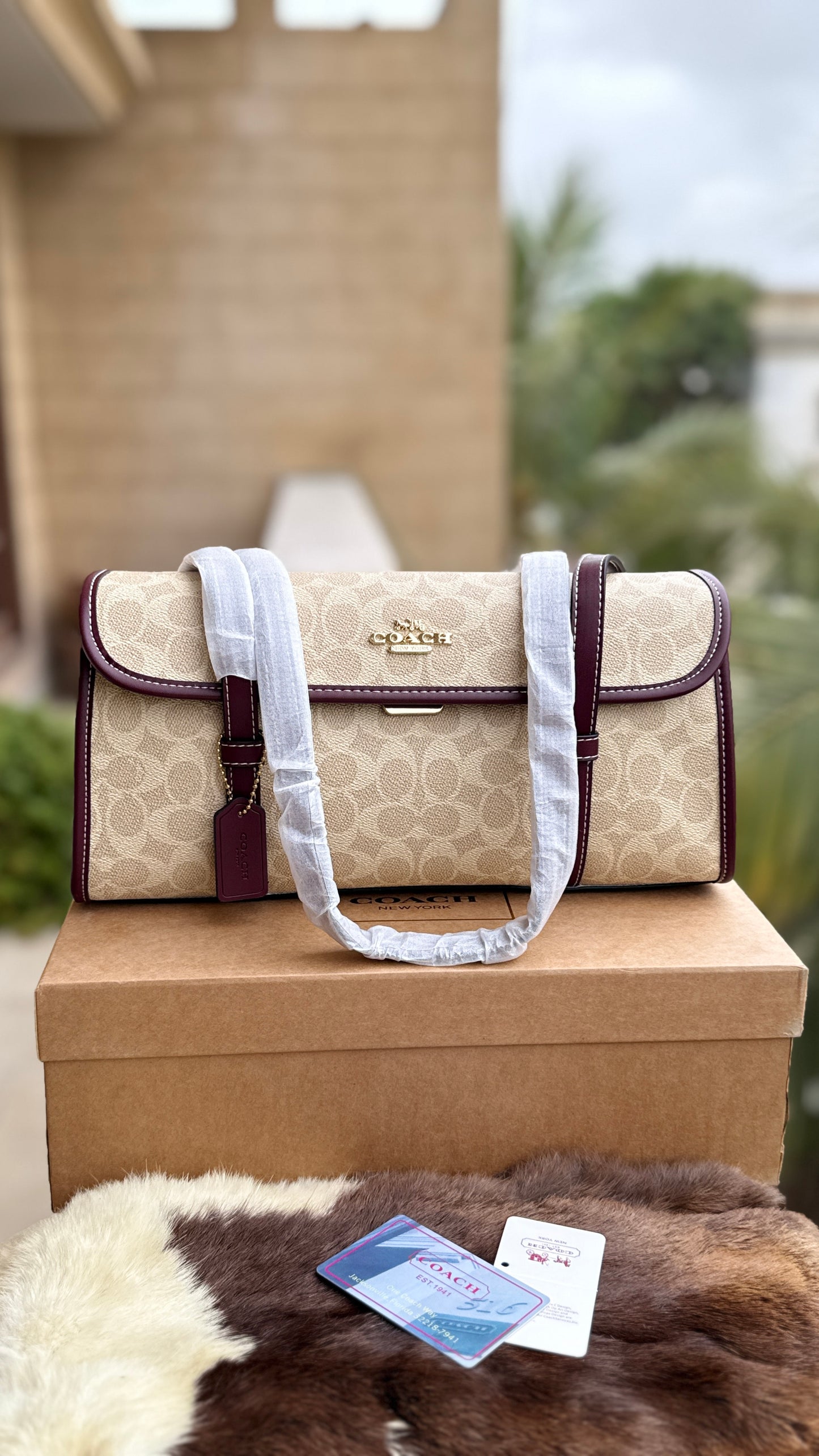 Coach Bridget Shoulder Flap Bag-Master Plus Series-With Box