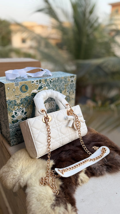 Lady D-Joy Bag-Bow Edition-AAA Series-Double Folding box