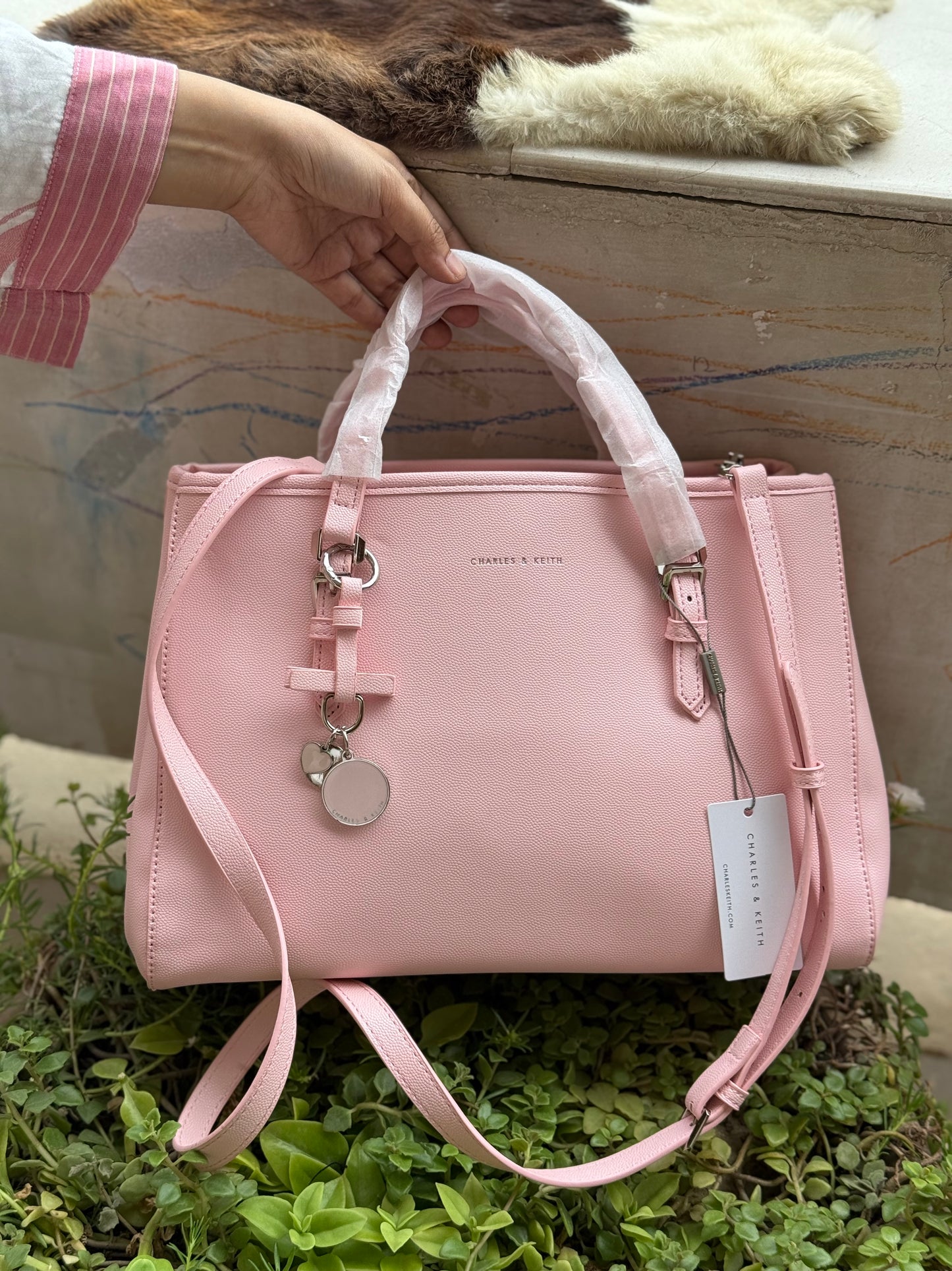 C & K Bow Detail Tote (Master Series)