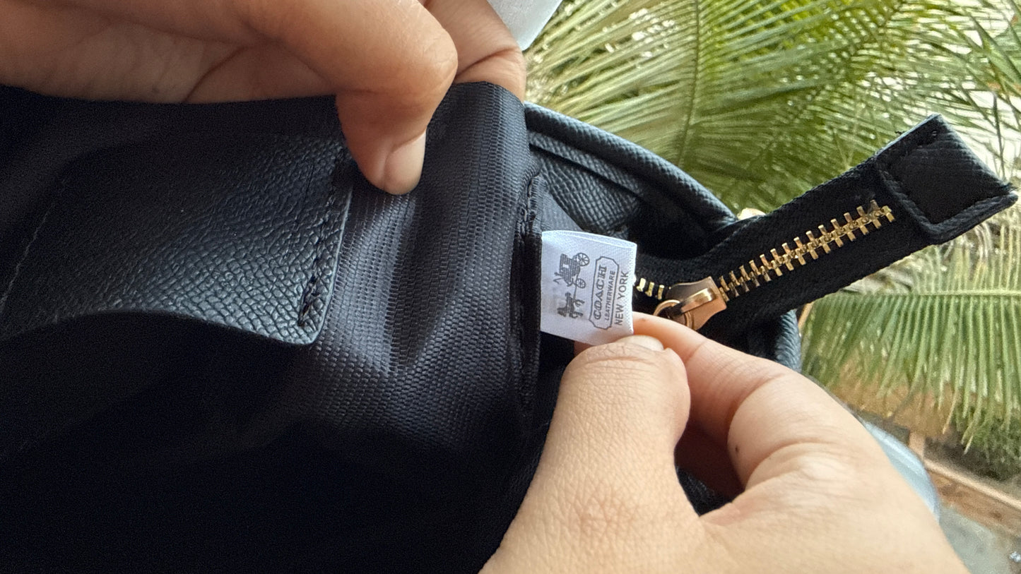Coach City Mini Tote Bag-With Wallet & Charm Chain-Box Included-Master Plus Series.