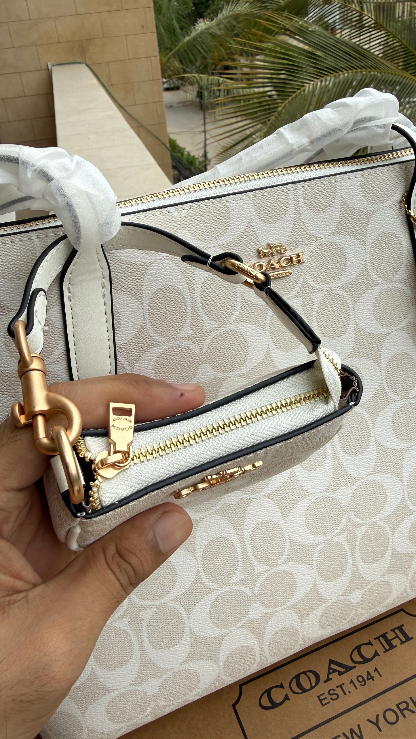 Coach Tote-With Coin Bag-Master Plus Series-With Box