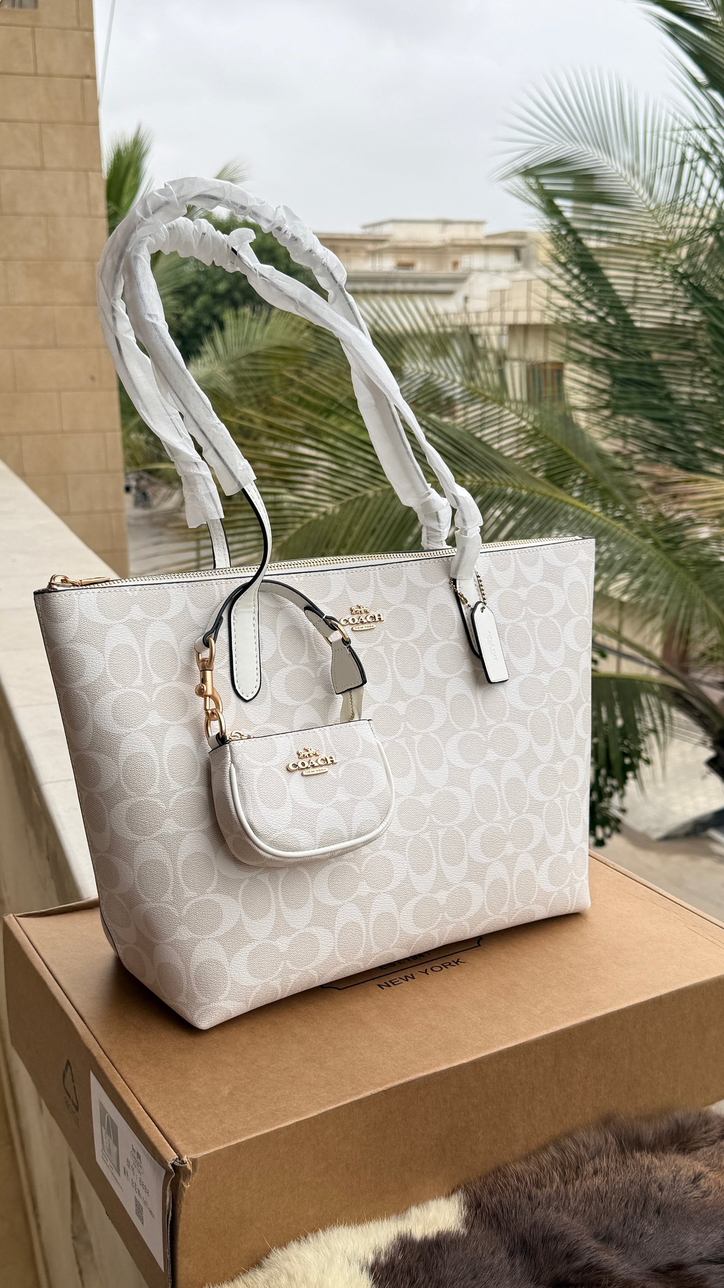 Coach Tote-With Coin Bag-Master Plus Series-With Box