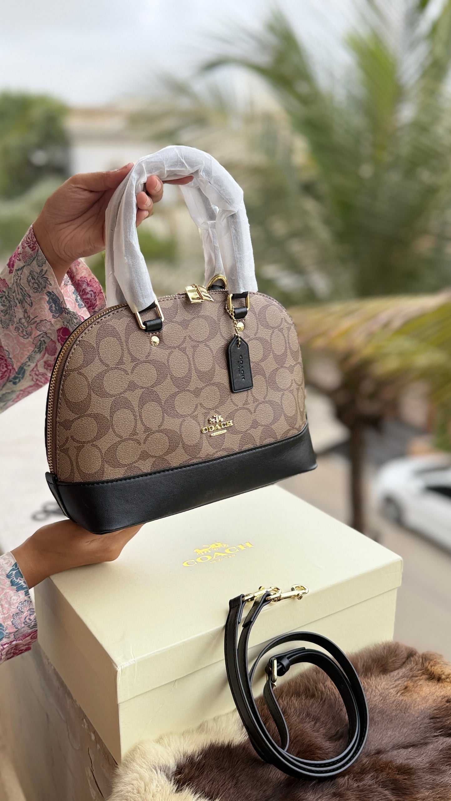 Coach Mini Sierra Satchel-With box Master Series
