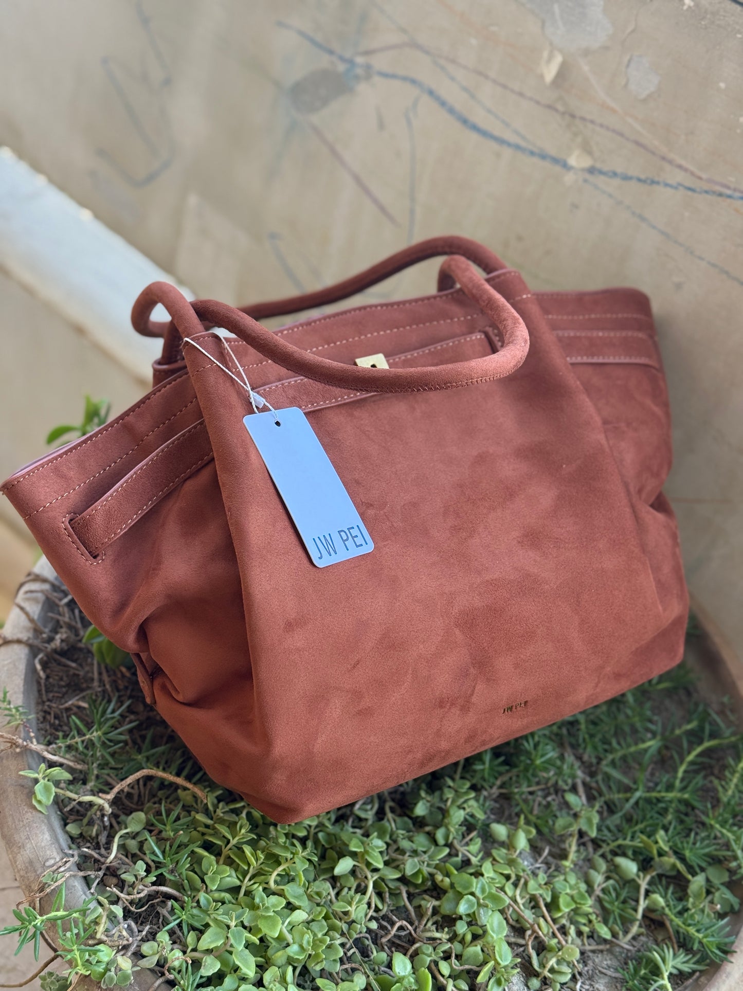 JW PEI Hana Medium Suede Tote Bag-Same as original-Master Series