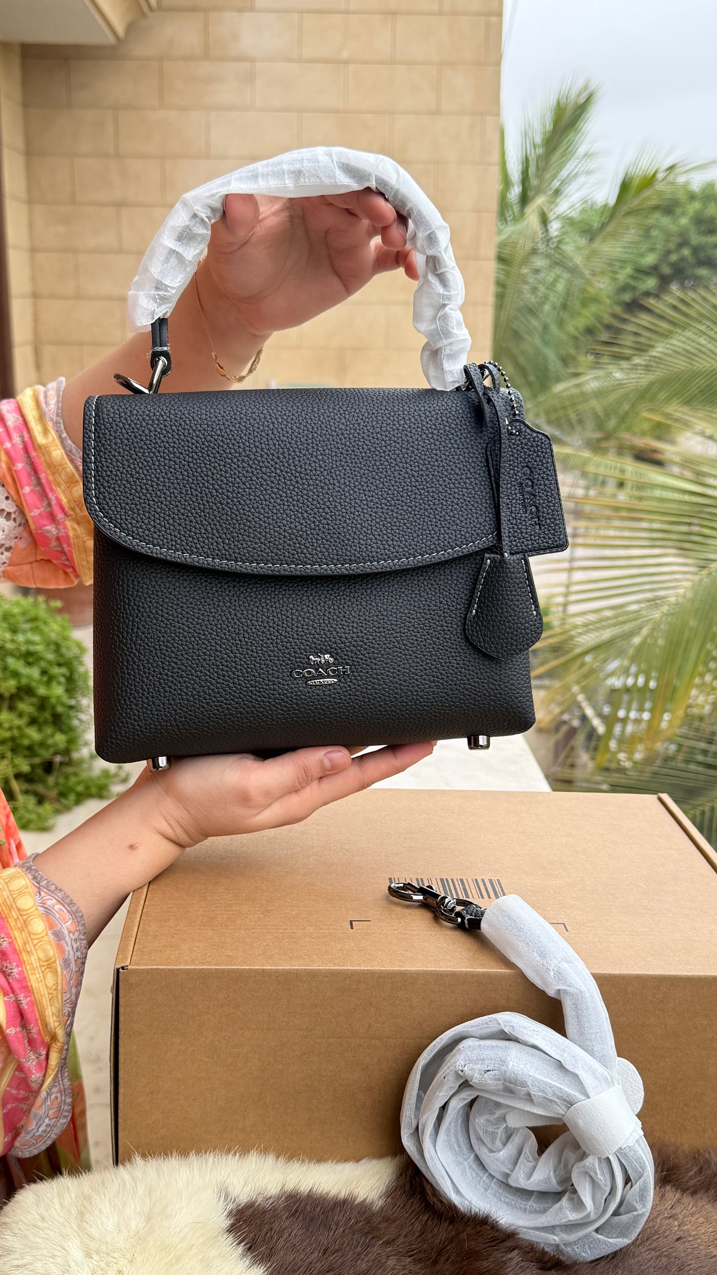 Coach Emory Top Handle Bag-Folding Box-Master Plus