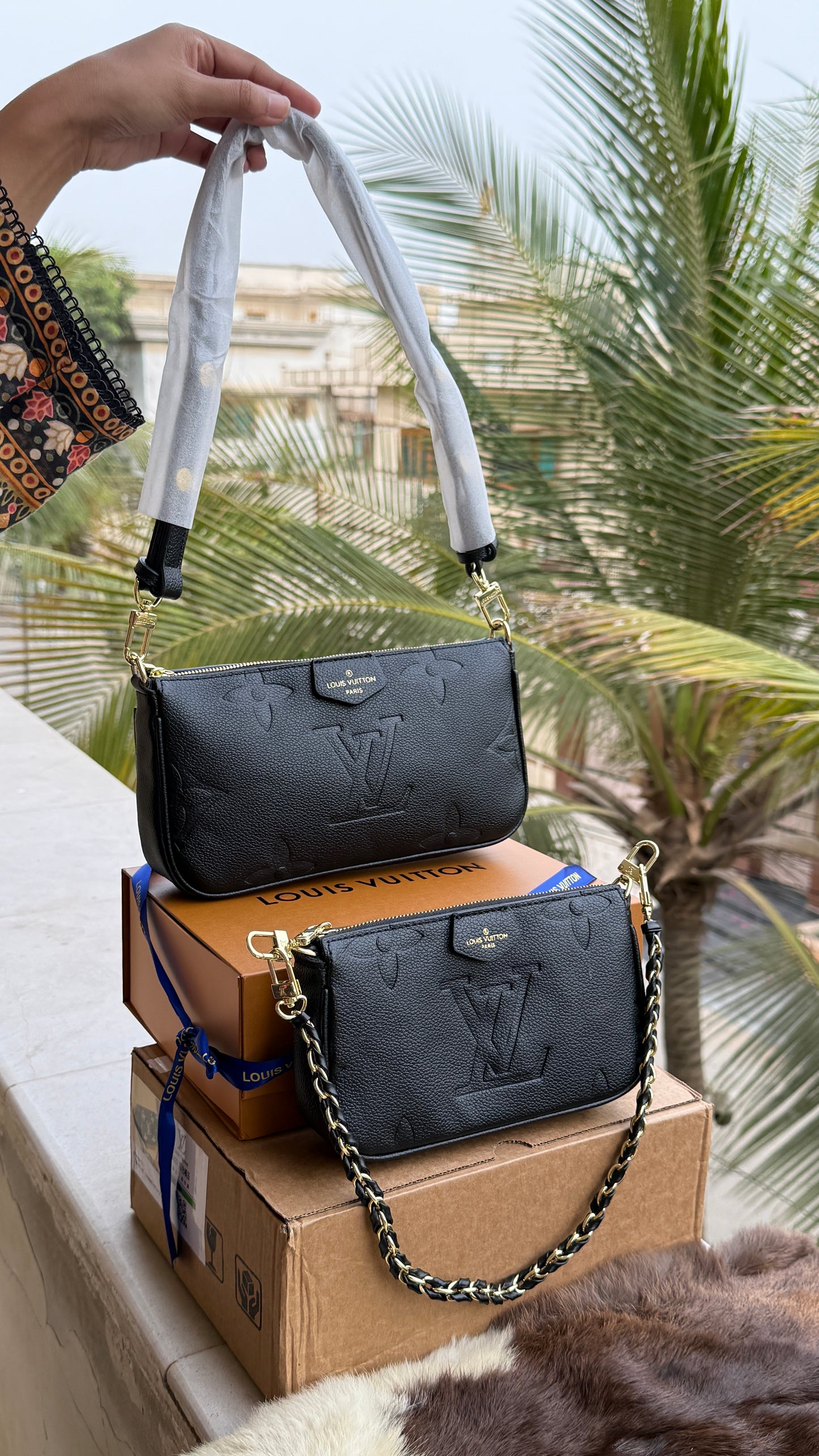 Louis Vuitton Multi Pochette Accessoires bag-Double Folding box-Master Series