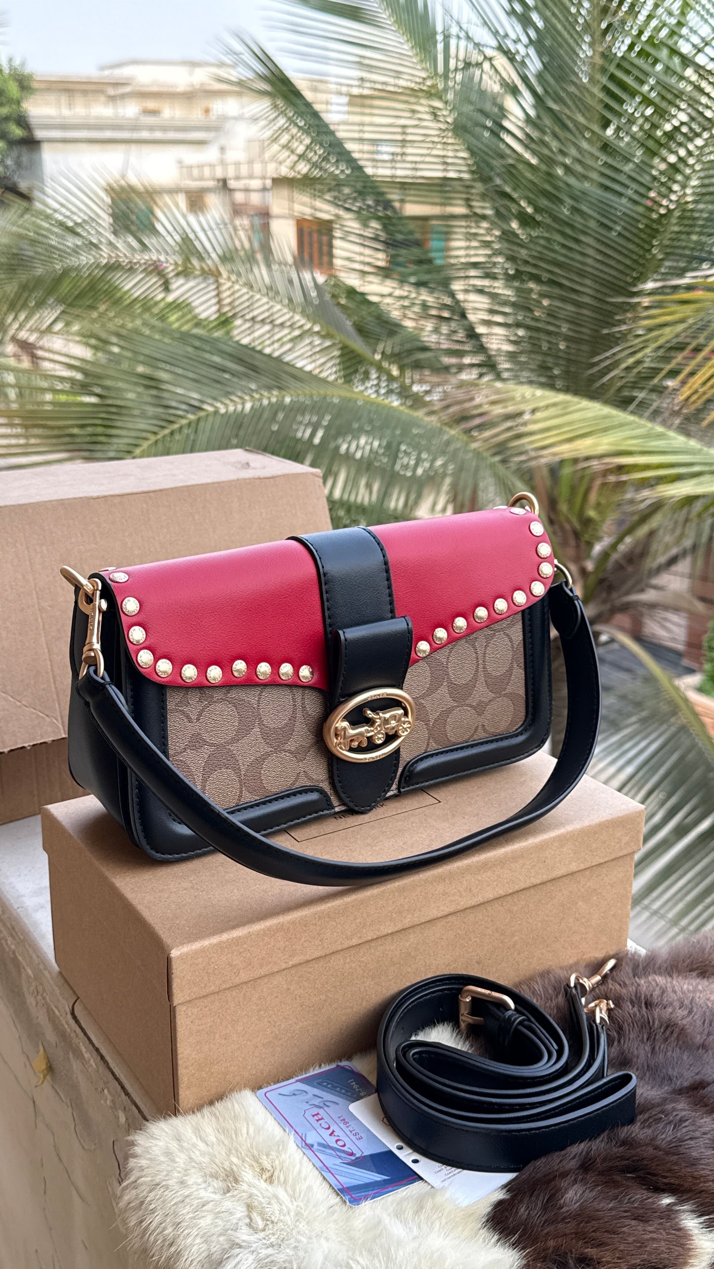 Coach Georgie Shoulder Bag-Double Folding Box-Master Plus Series