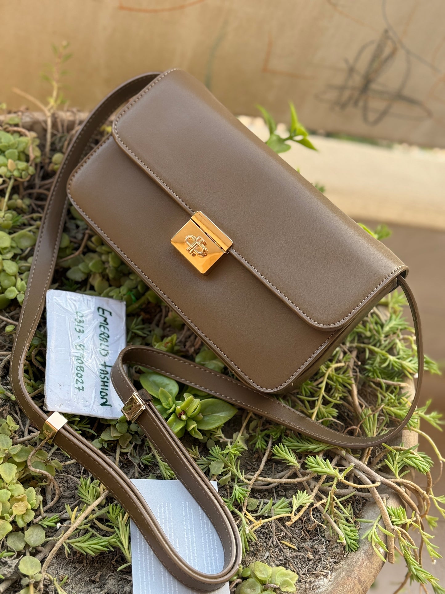PEDRO Studio Shoulder Bag - Taupe Color-Master Series