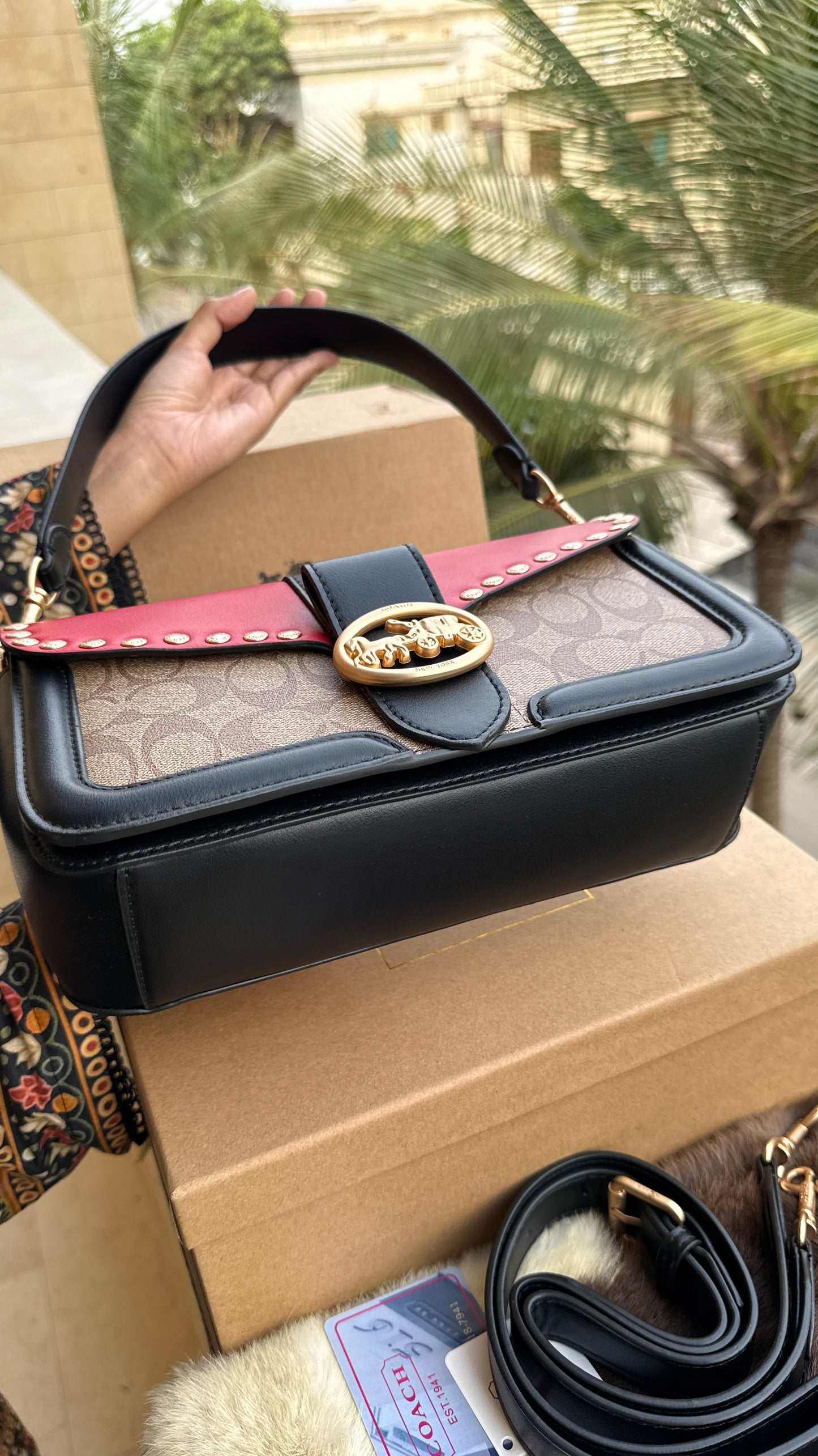Coach Georgie Shoulder Bag-Double Folding Box-Master Plus Series