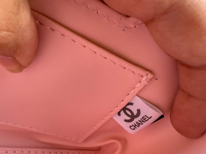 Chanel Kelly Small in Sakura Pink Shinny Calf Skin-AAA Quality-Folding Box