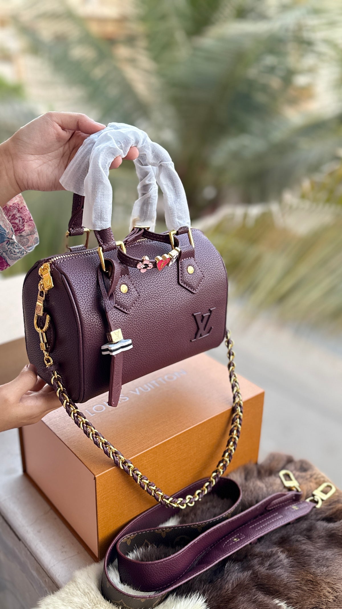 Louis Vuitton Speedy Nano-AAA Series-double Folding box