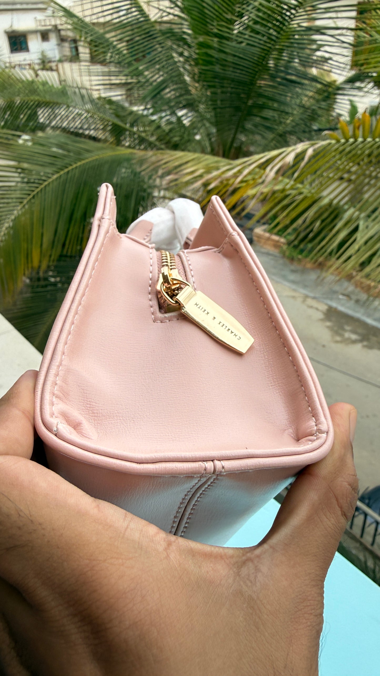 Charles & Keith Mini Kerry Top Handle Bag-Master Plus Series-With Box