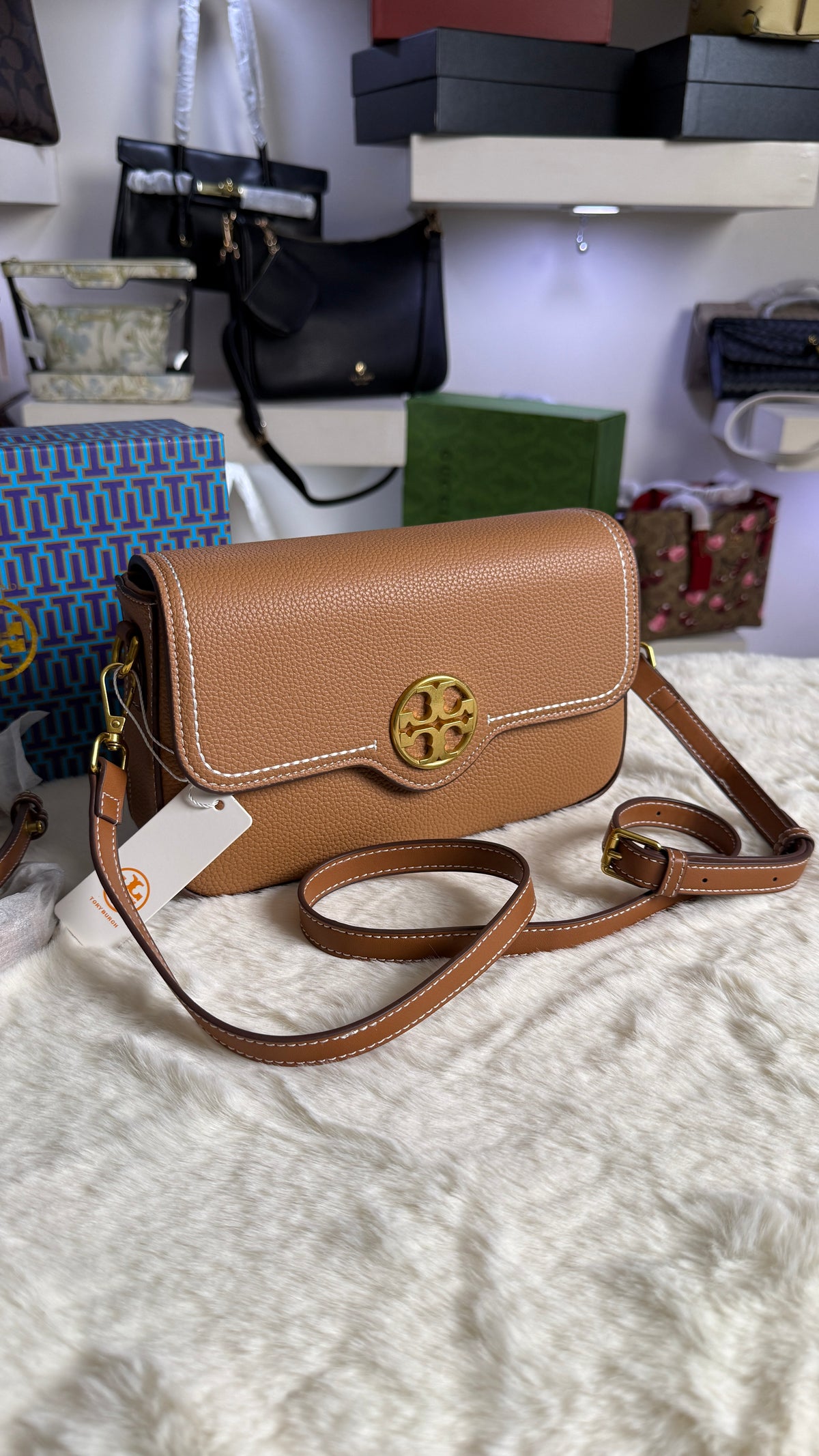Tory burch Felix Flap Convertible-Master Series-Box Packaging