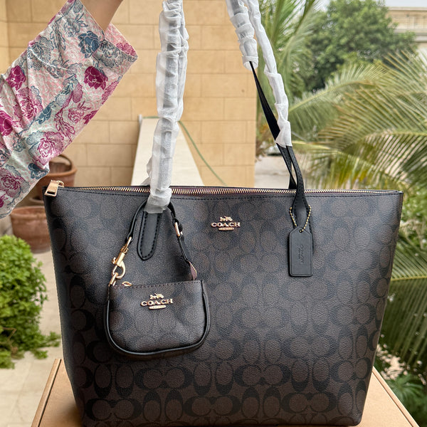 Coach Tote-With Coin Bag-Master Plus Series-With Box