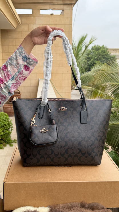 Coach Tote-With Coin Bag-Master Plus Series-With Box