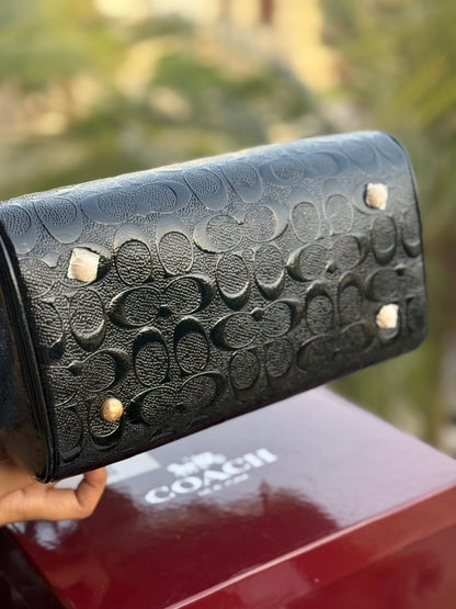 Coach Rowan Satchel With Box Master Series