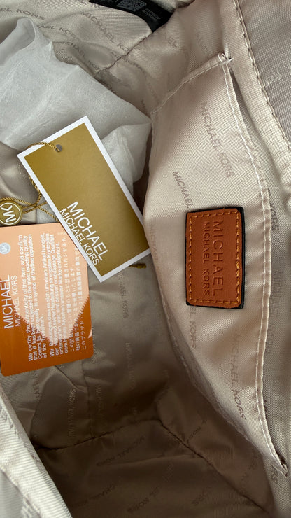 Michael Kors Laila Signature Monogram Hand bag With box.