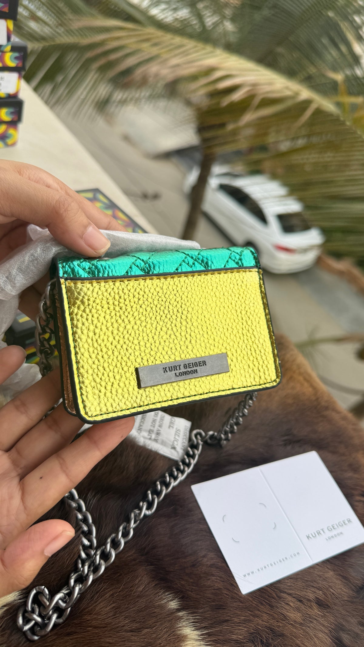 KURT GEIGER LONDON MICRO KENSINGTON BAG-Box Packaging