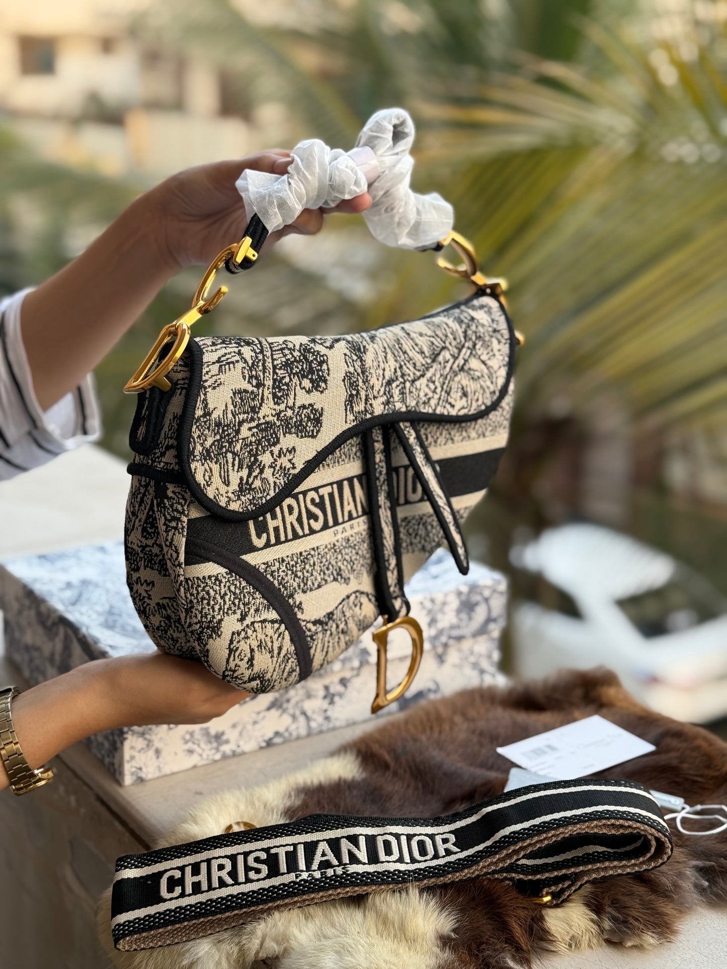 Christian Dior Saddle Bag-Master Plus Series-Box Packaging Include