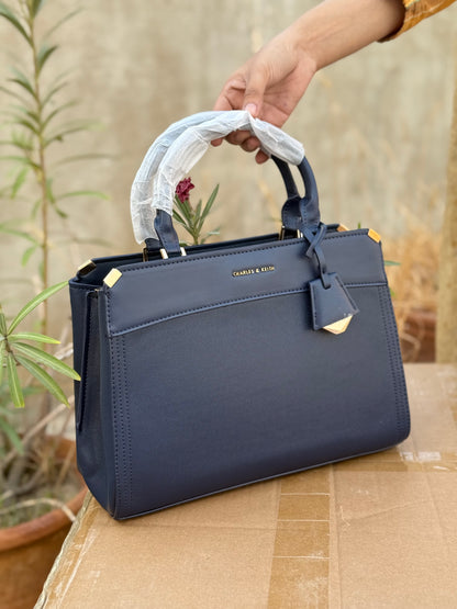 Charles & Keith Metal-Edge Top Handle Bag-Master Series-Same as original