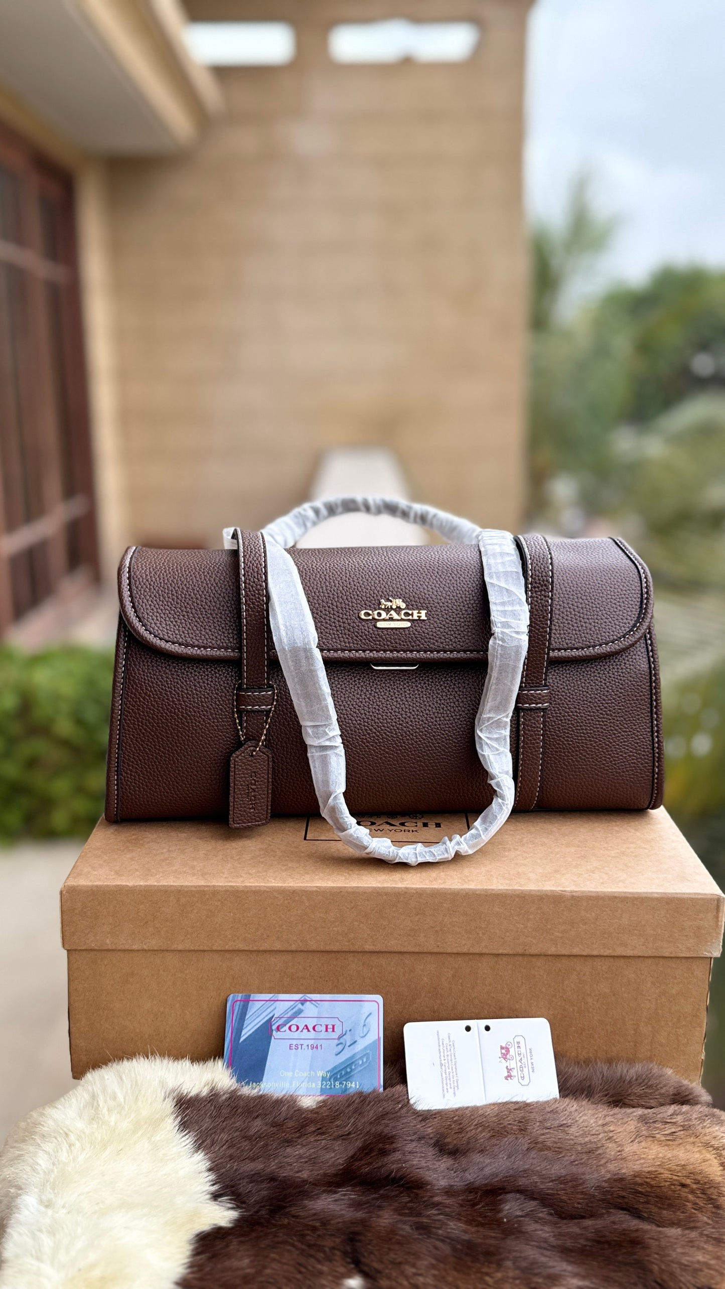 Coach Bridget Shoulder Flap Bag-Master Plus Series-With Box