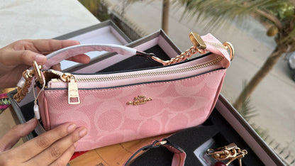 Coach Teri Hobo Complete Set With Box,Micro Bag & Cherry Charm-Master Plus
