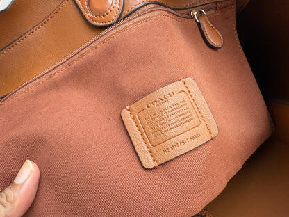 Coach Hadley Suede Tote Master Series.