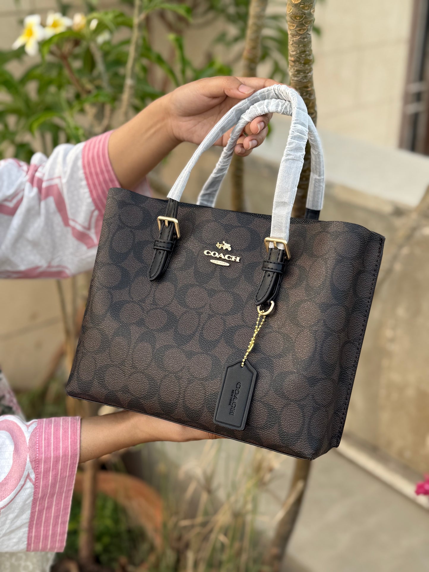 Coach MOLLIE 25 Tote Bag-With Box-Master Plus Series.