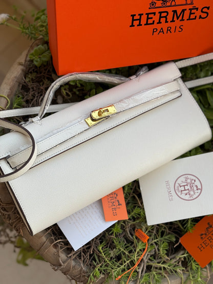 Hermes Kelly Cut Clutch-Box included-Master Series