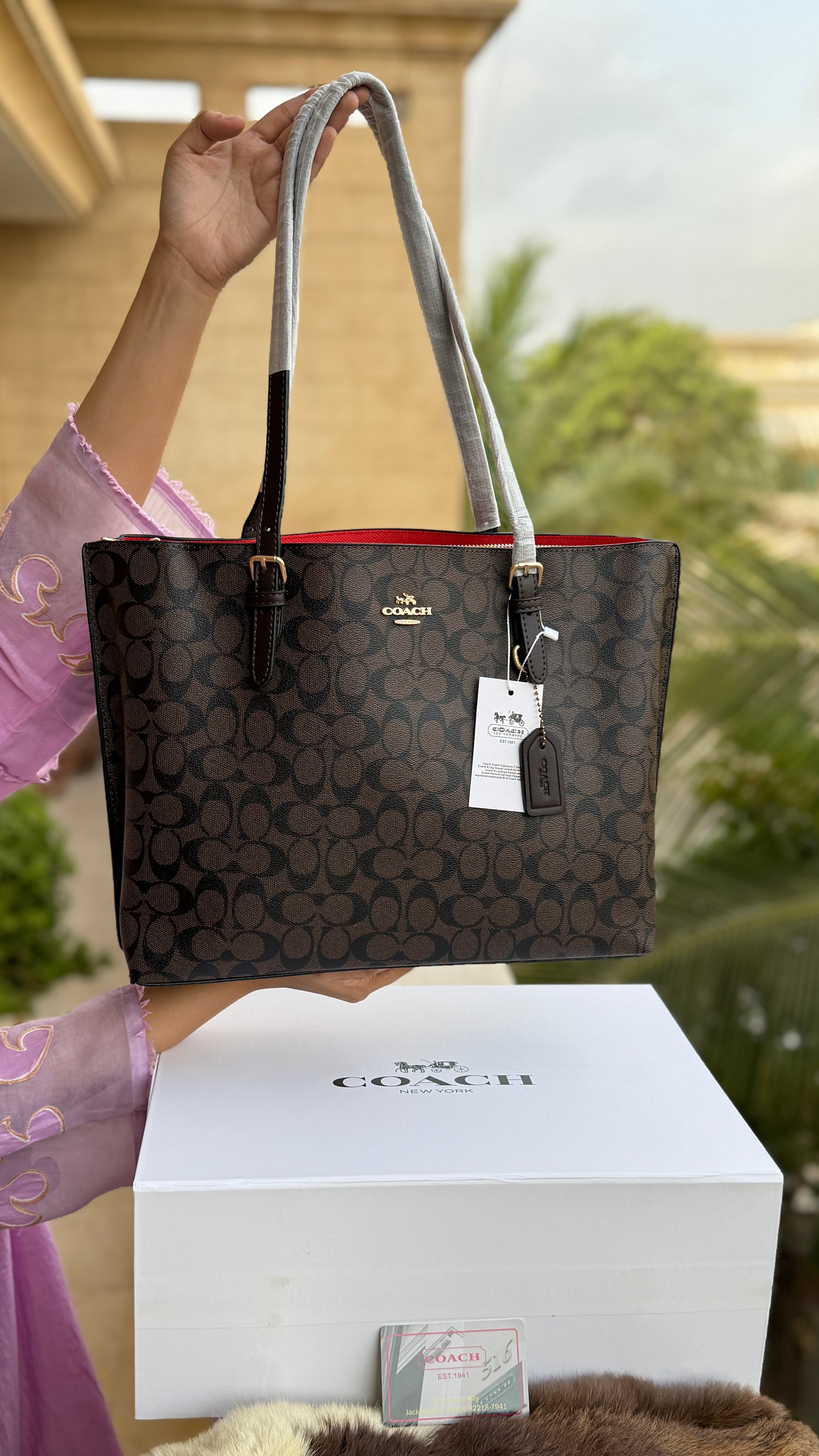 Coach Mollie Tote Large-Without Box-Master Series