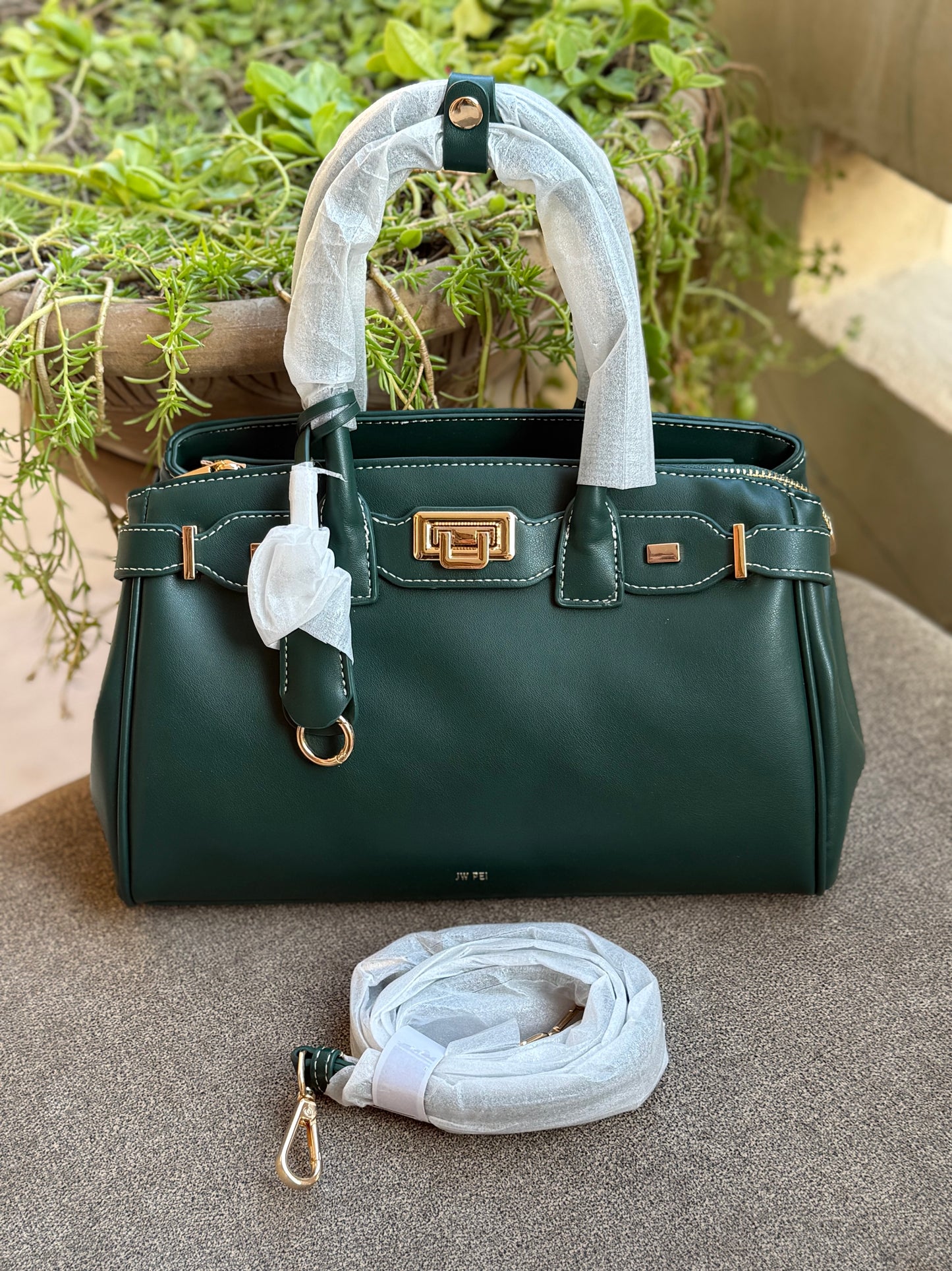 JW PEI Ziva Metal Lock Decoration Tote Bag-Master Series-Same as original