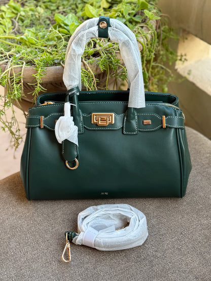 JW PEI Ziva Metal Lock Decoration Tote Bag-Master Series-Same as original