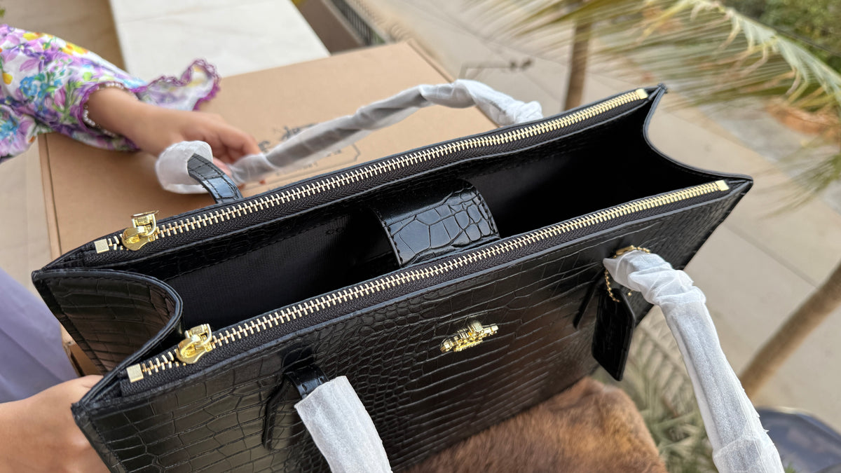 Coach Nina tote Folding Box Packing Master Plus series.