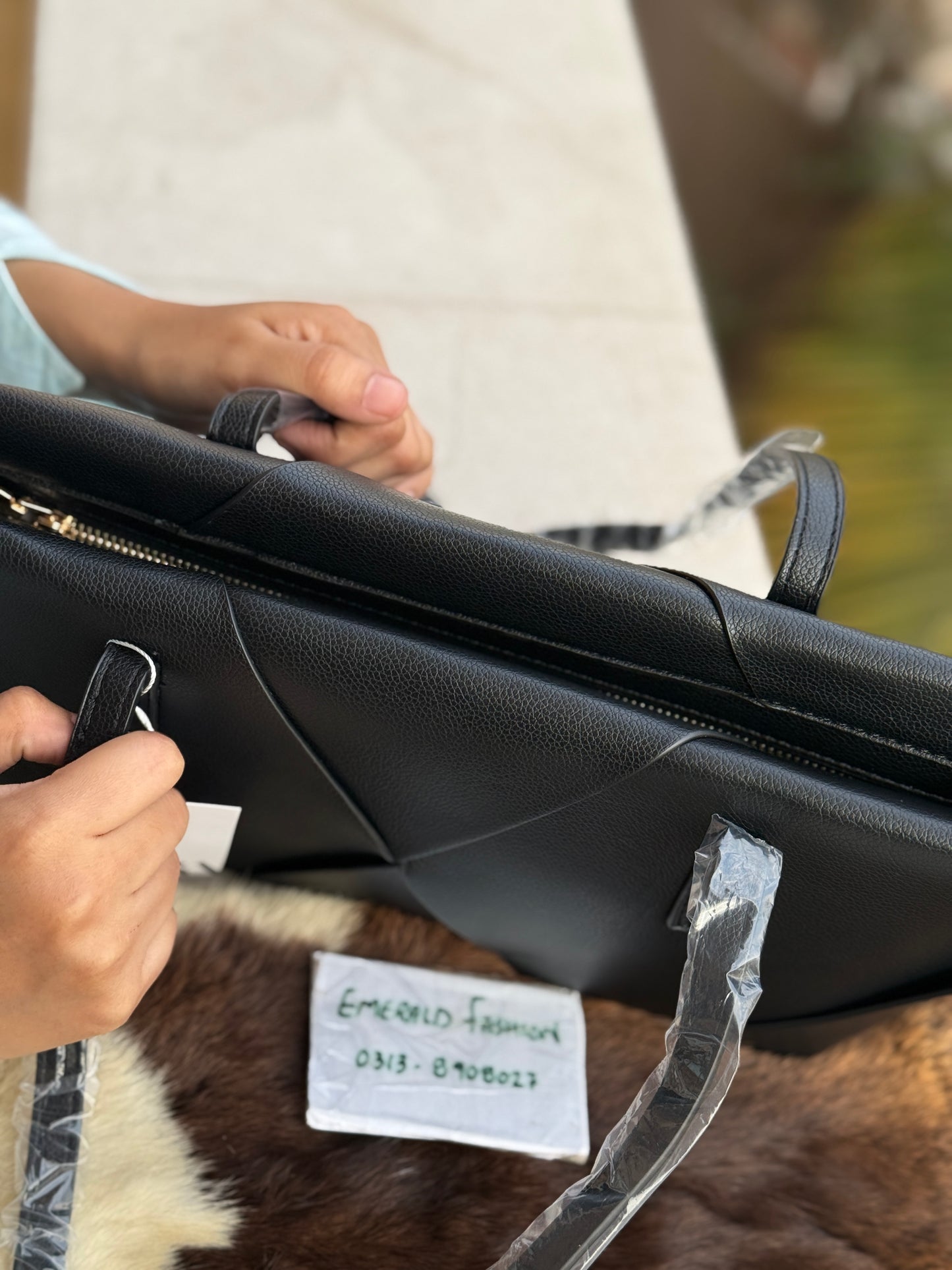 ZARA Woven Elongated Handbag-Master Series Exceptional Quality