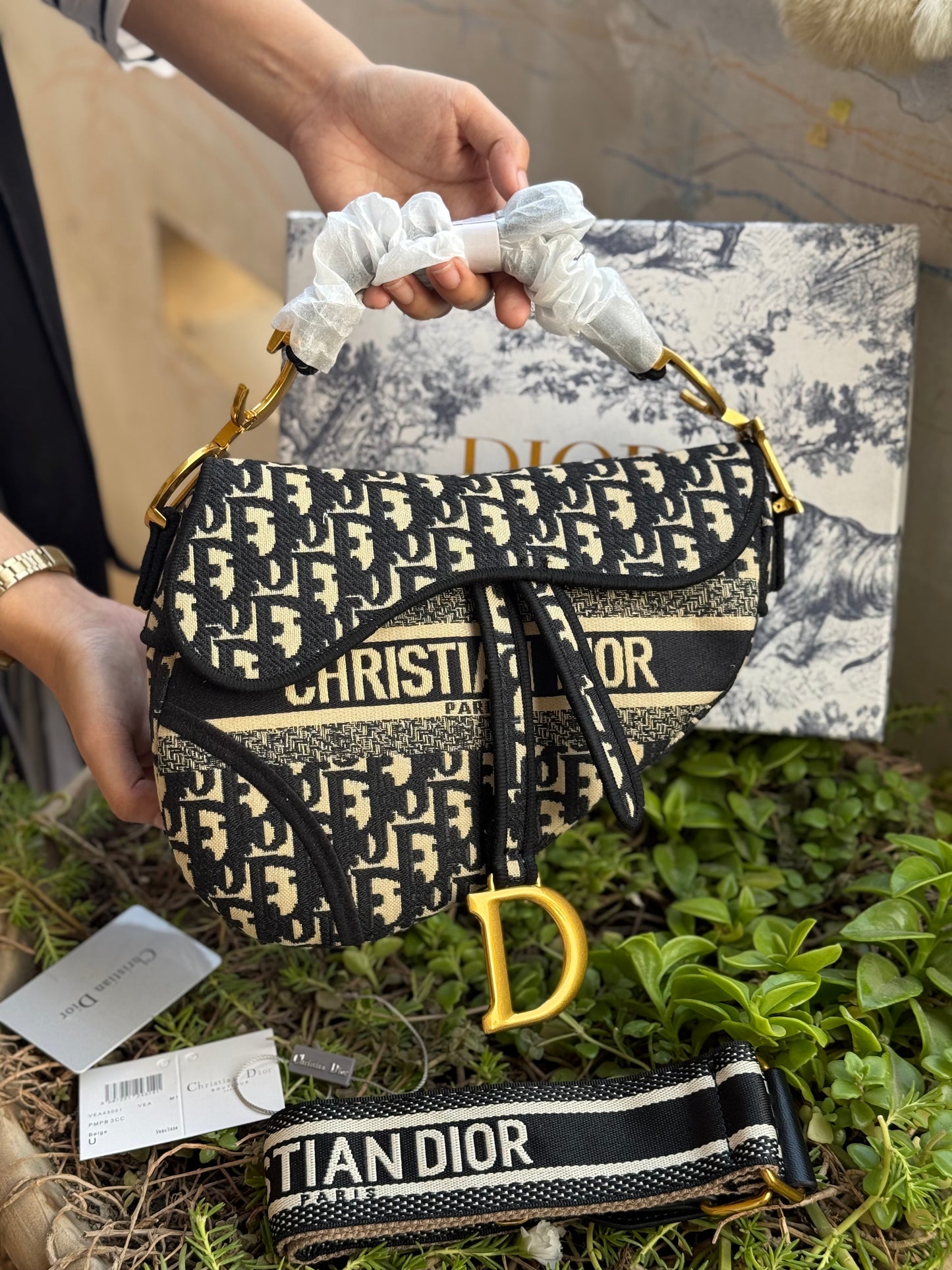 Christian Dior Saddle Bag-Master Plus Series-Box Packaging Include