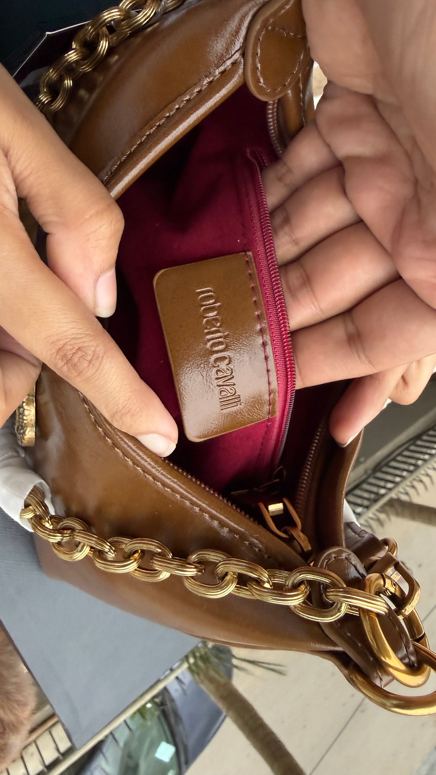 Roberto Cavalli Shoulder Bag-Master series with box.
