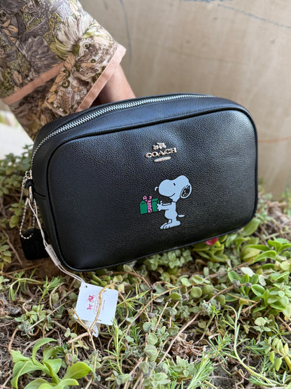Coach X Peanuts Jamie Camera Bag with Snoopy Ski Motif-Same As Original-Master Series