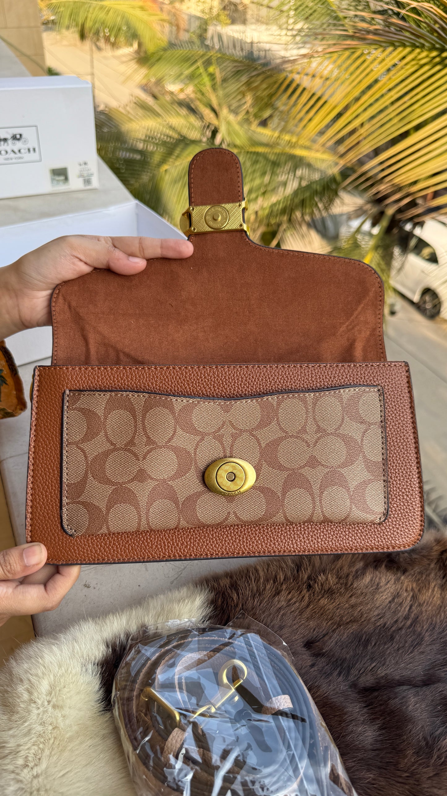 Coach Tabby 26 Shoulder Bag-Master Plus Series-Same as original-With Box-Pebble Leather.