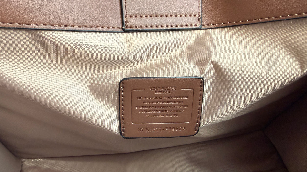 Coach Nina tote Folding Box Packing Master Plus series.