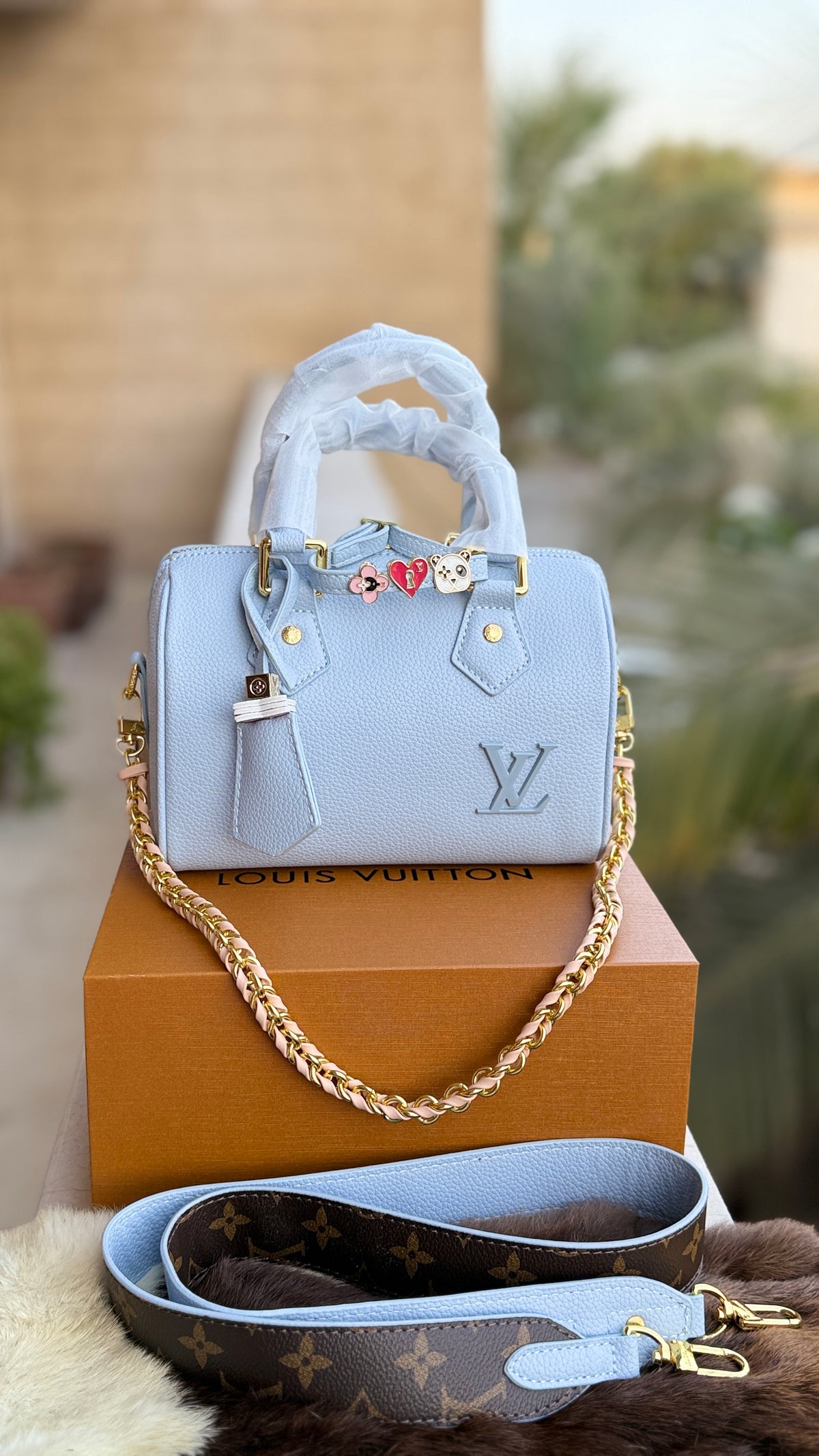 Louis Vuitton Speedy Nano-AAA Series-double Folding box