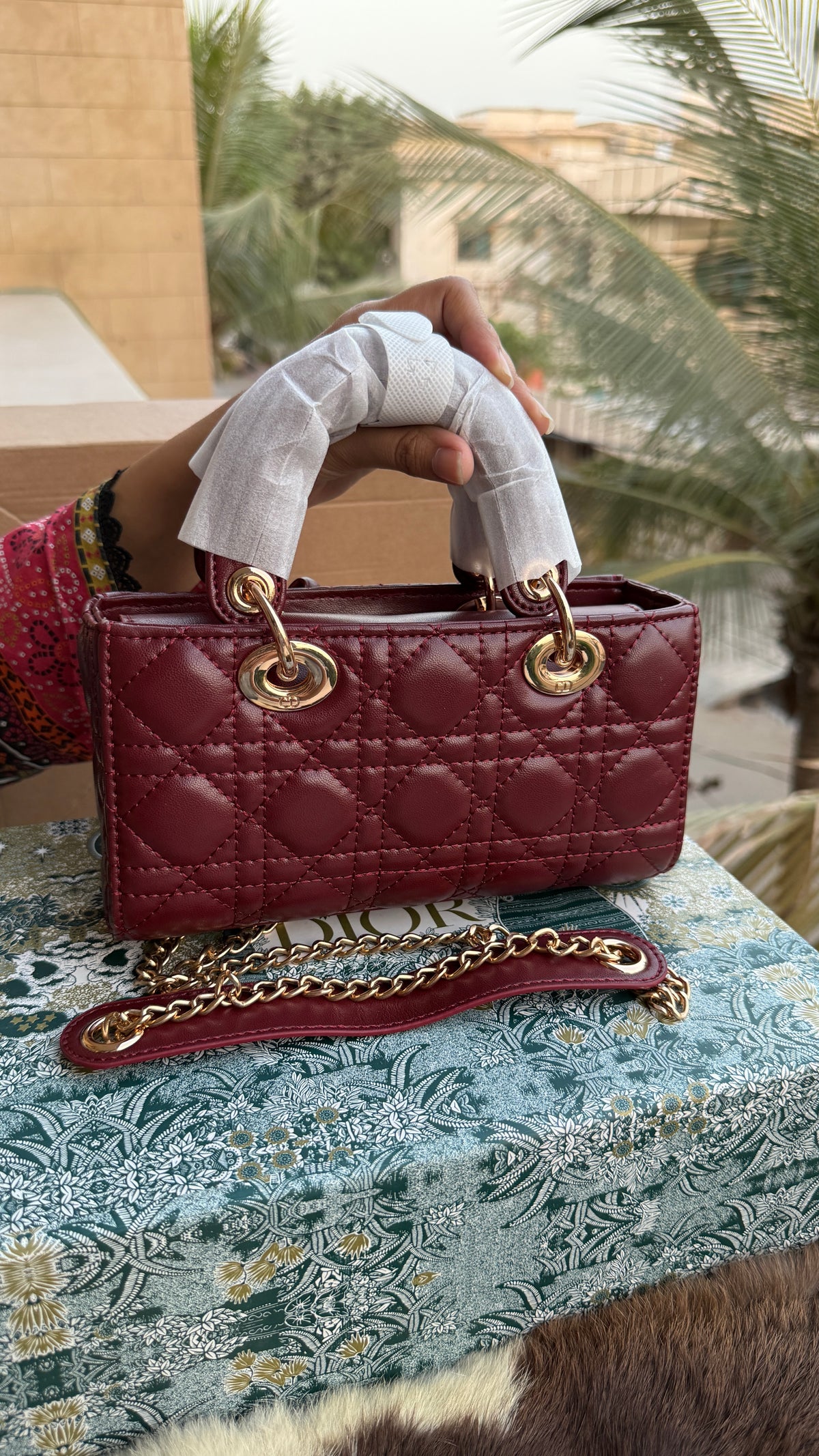 Lady D-Joy Bag-Bow Edition-AAA Series-Double Folding box