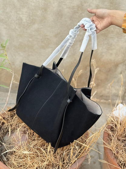Polène Cyme Large tote bag suede-Master Series-Same as original.