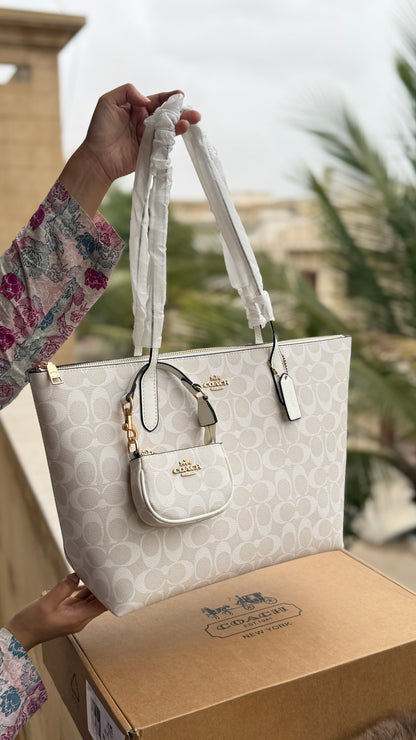 Coach Tote-With Coin Bag-Master Plus Series-With Box
