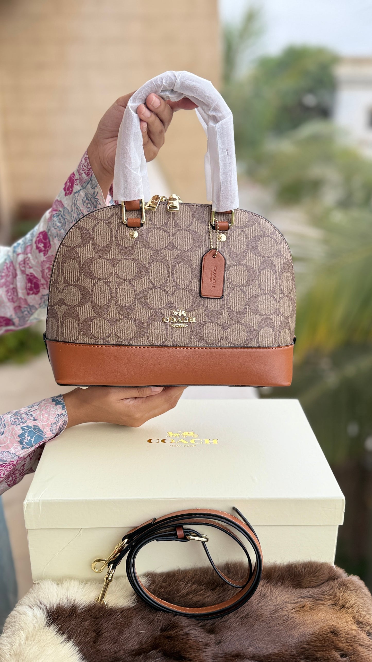 Coach Mini Sierra Satchel-With box Master Series